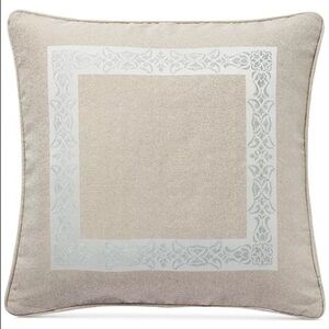 Waterford Fine Linens European Sham Gwyneth 26” x 26” Square One Euro Sham New